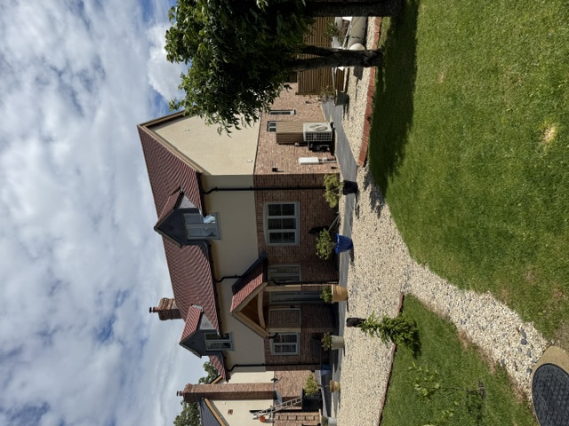 Completed newbuild front elevation