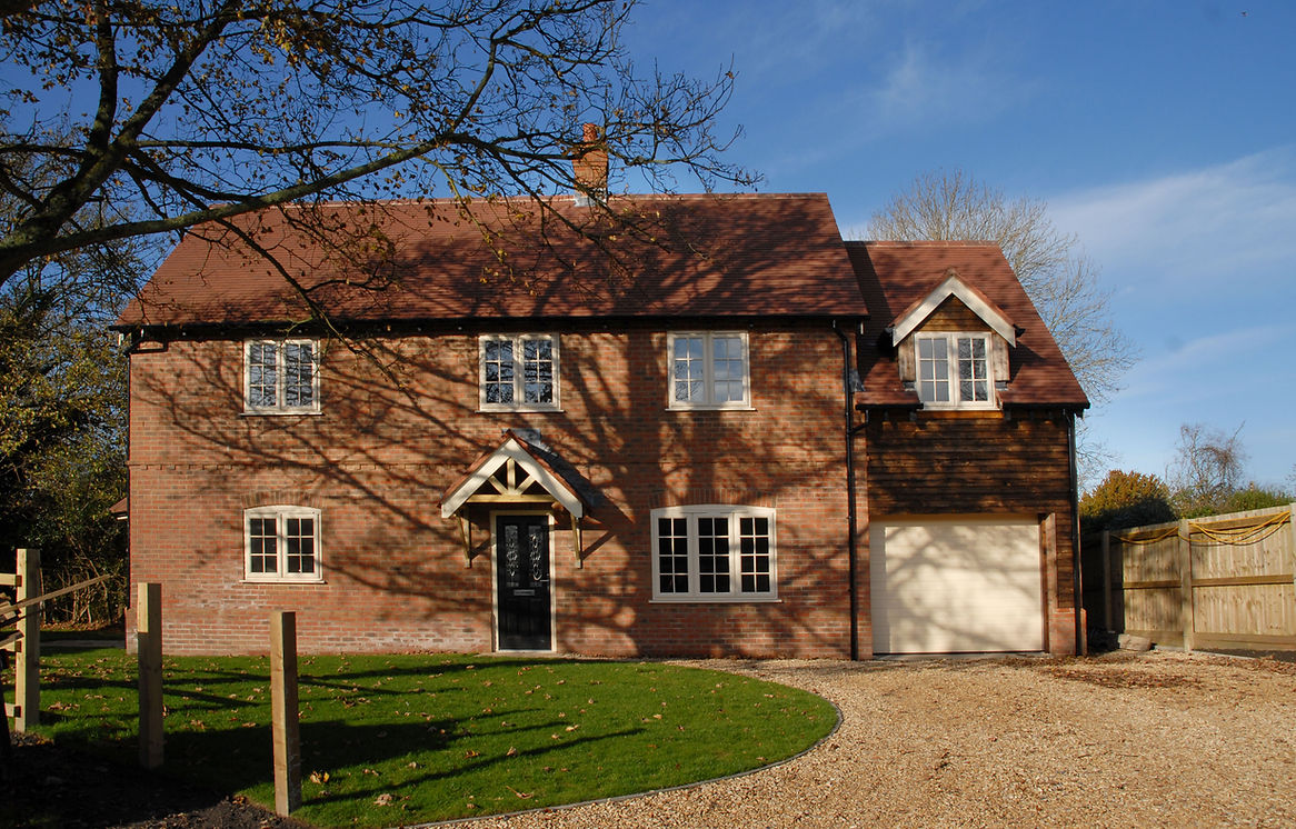 Completed extension exterior